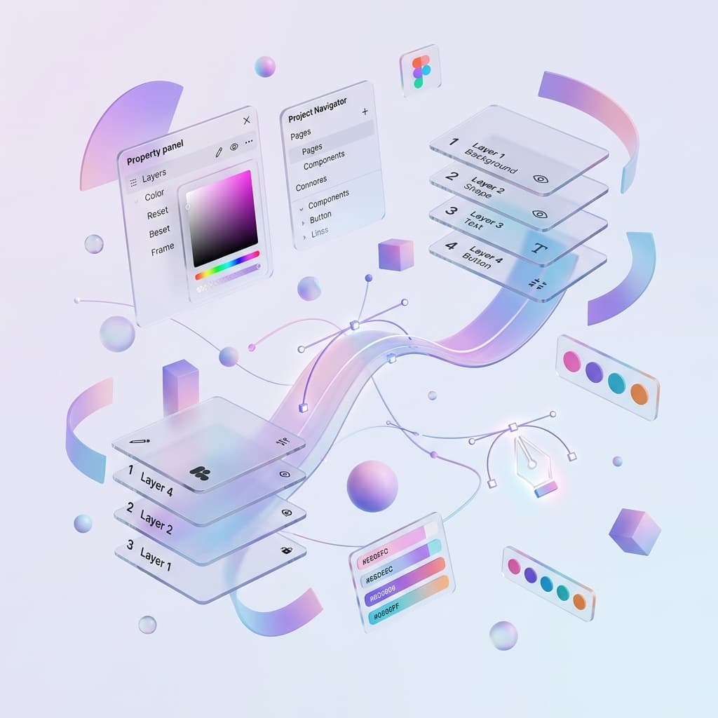 Creative UI/UX Branding Illustration Artwork